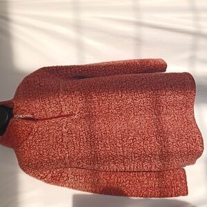 Boxercraft Mauve Sherpa jacket, 1/4 Zip, Sz S, 22" PTP, 27" L